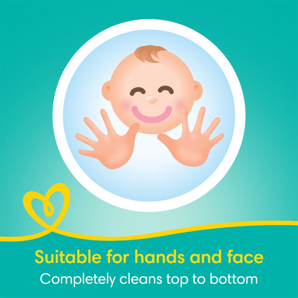 Pampers Complete Clean Baby Wet Wipes With Aloe Vera, Pack of 64's - Easy Pharmacy LLC