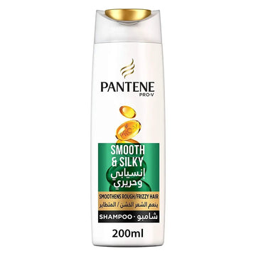 Pantene Pro-V Smooth And Silky Shampoo For Rough/Frizzy Hair 200ml