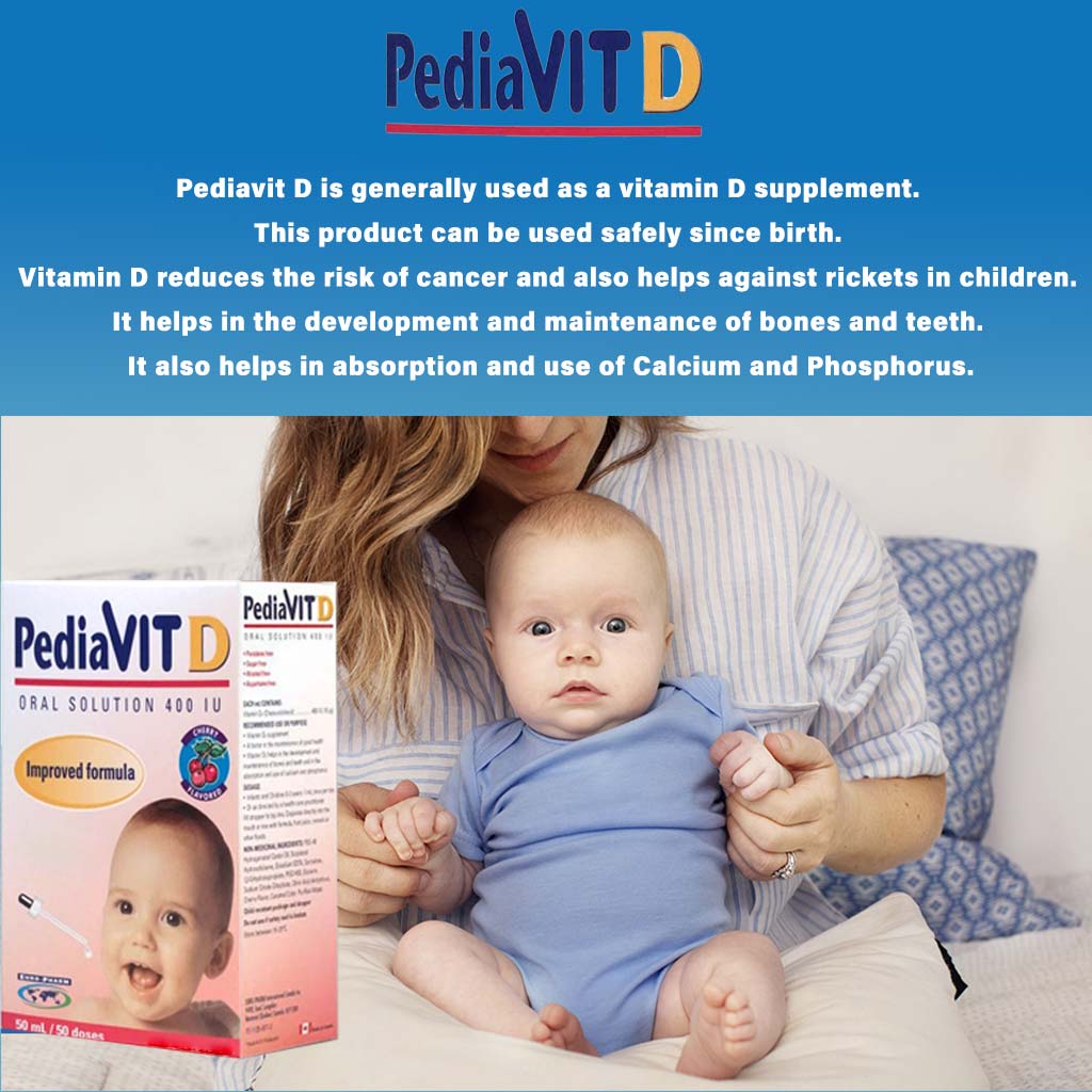 Pediavit D Drops 50 mL - Easy Pharmacy LLC