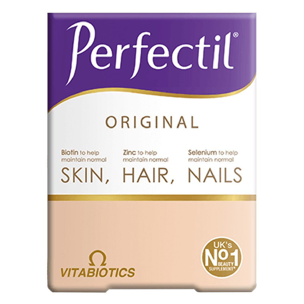 Vitabiotics Perfectil Triple Active Tablets With Biotin, Zinc & Selenium For Skin, Hair & Nails, Pack of 30's - Easy Pharmacy LLC