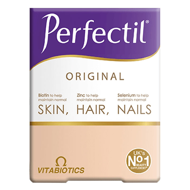 Vitabiotics Perfectil Triple Active Tablets With Biotin, Zinc & Selenium For Skin, Hair & Nails, Pack of 30's - Easy Pharmacy LLC