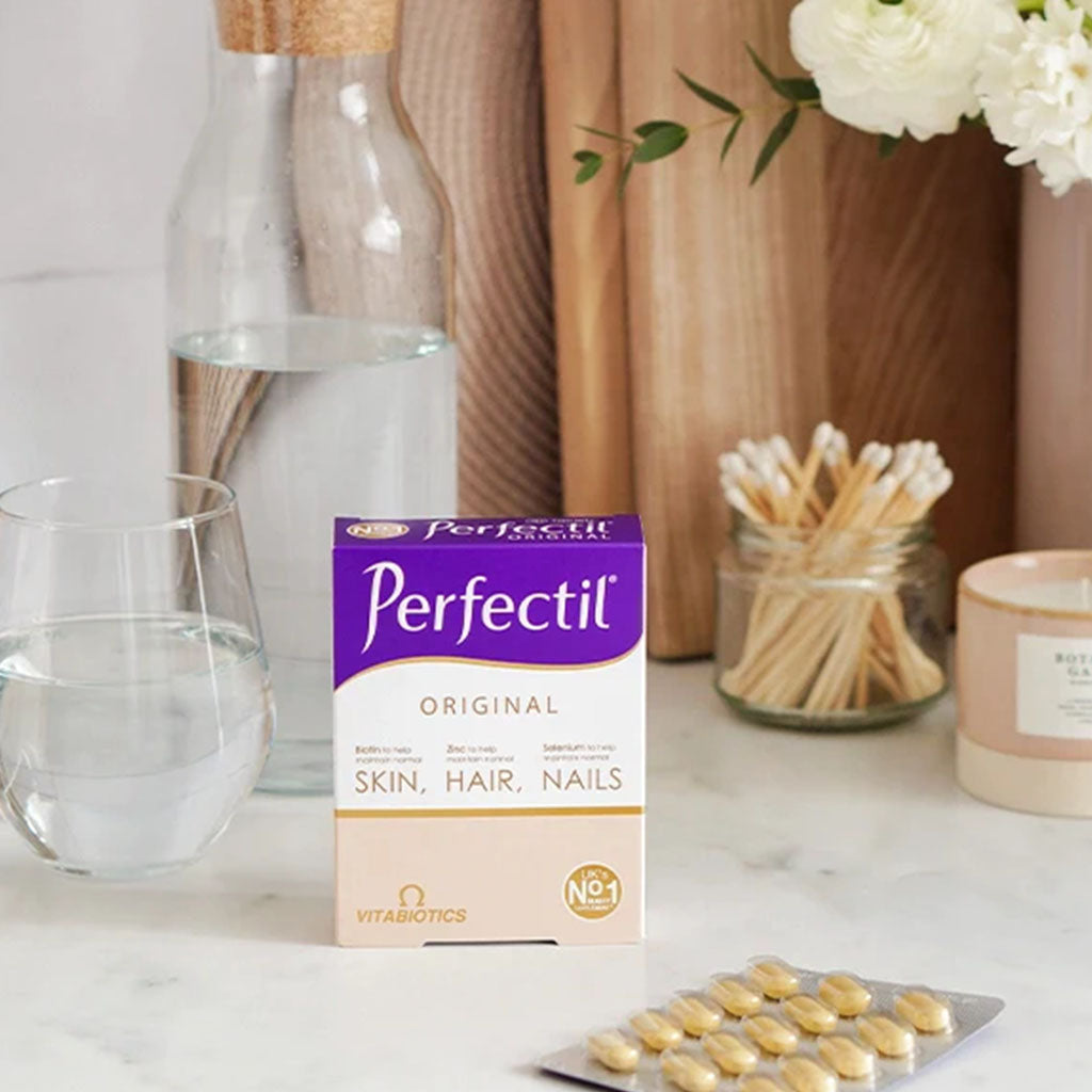 Vitabiotics Perfectil Triple Active Tablets With Biotin, Zinc & Selenium For Skin, Hair & Nails, Pack of 30's - Easy Pharmacy LLC