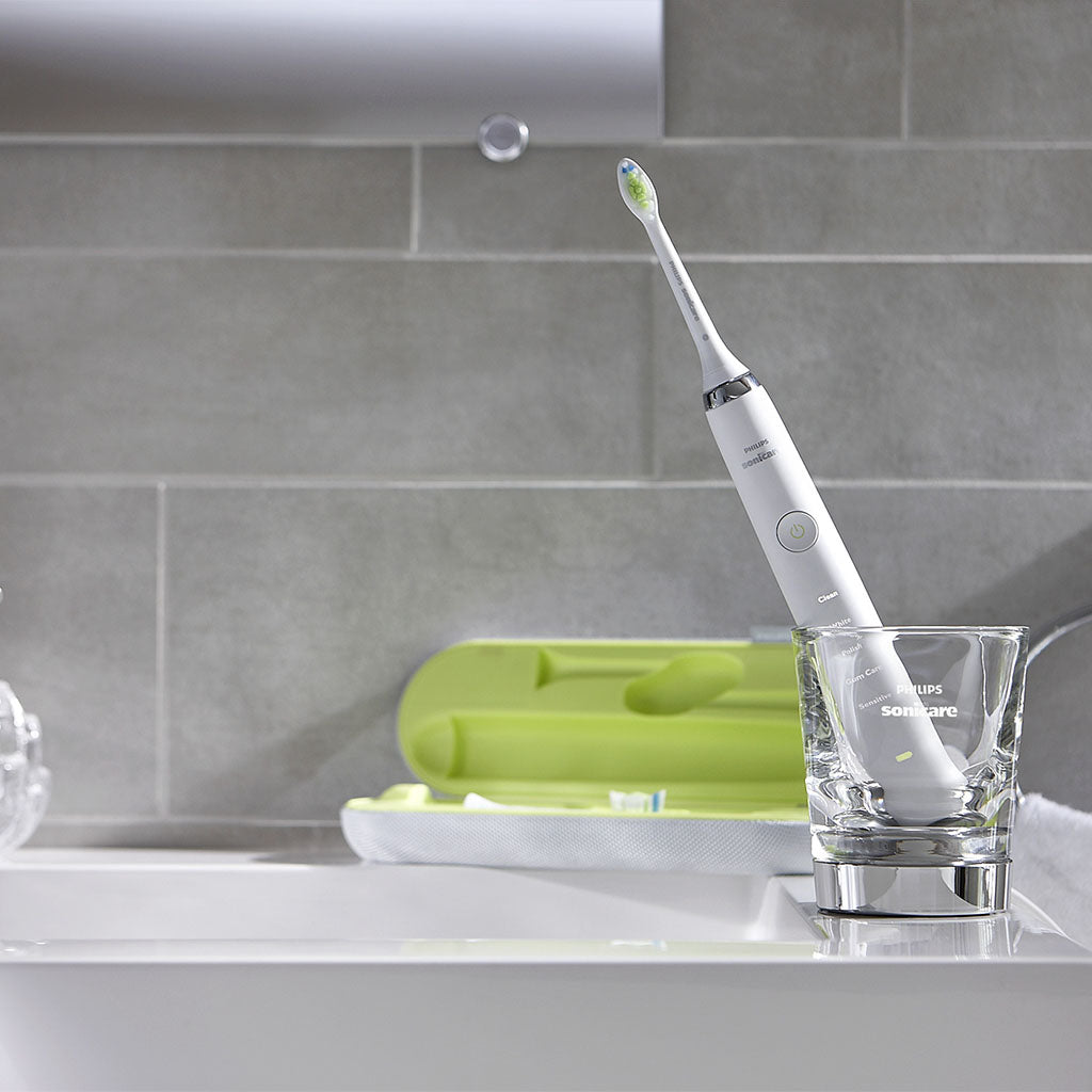 Philips Sonicare Diamond Clean Sonic Electric Toothbrush, HX9332/04, White, Certified UAE 3 Pin - Easy Pharmacy LLC