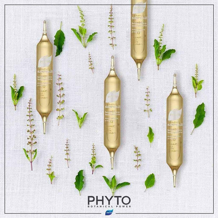 Phyto Huile D'ales Intense Hydrating Treatment 10ml Ampoules For Dry, Brittle & Damaged Hair, Pack of 5's - Easy Pharmacy LLC
