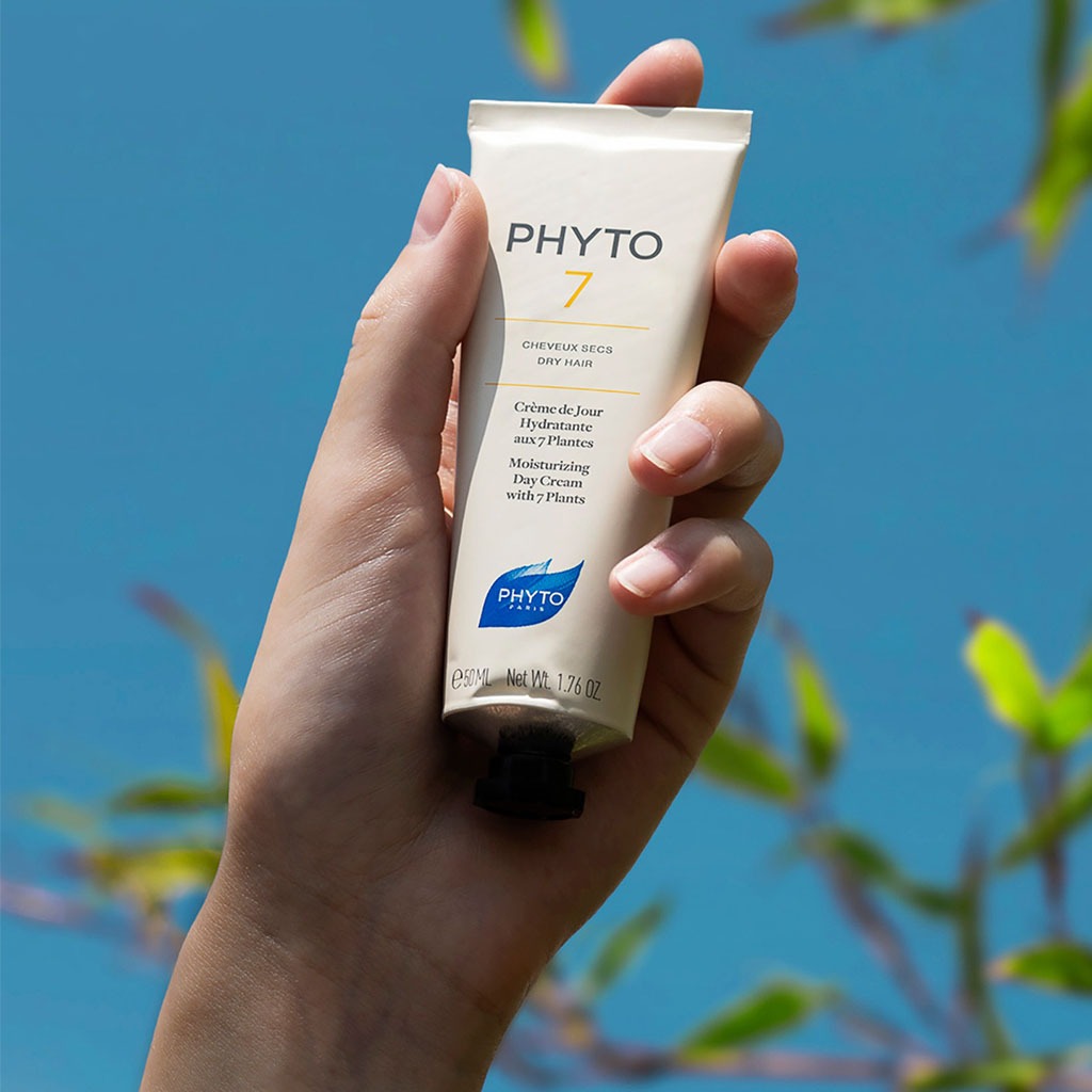 Phyto Phyto 7 Moisturizing Leave-In Day Cream With 7 Plants For Dry & Frizzy Hair 50ml - Easy Pharmacy LLC