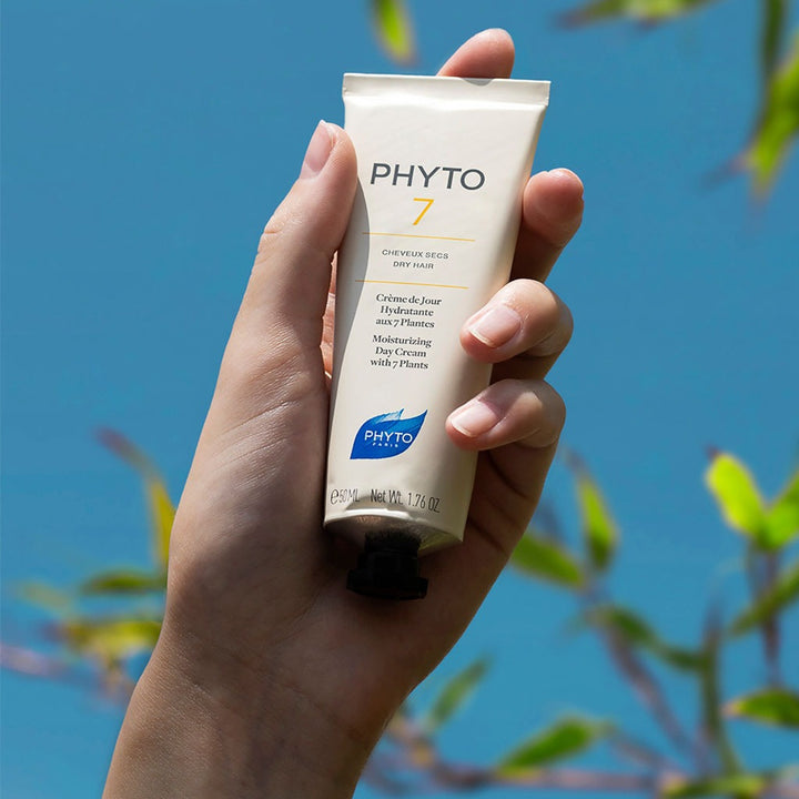Phyto Phyto 7 Moisturizing Leave-In Day Cream With 7 Plants For Dry & Frizzy Hair 50ml - Easy Pharmacy LLC