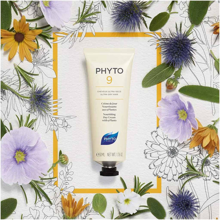 Phyto Phyto 9 Nourishing Leave-In Day Cream For Ultra Dry & Frizzy Hair 50ml - Easy Pharmacy LLC