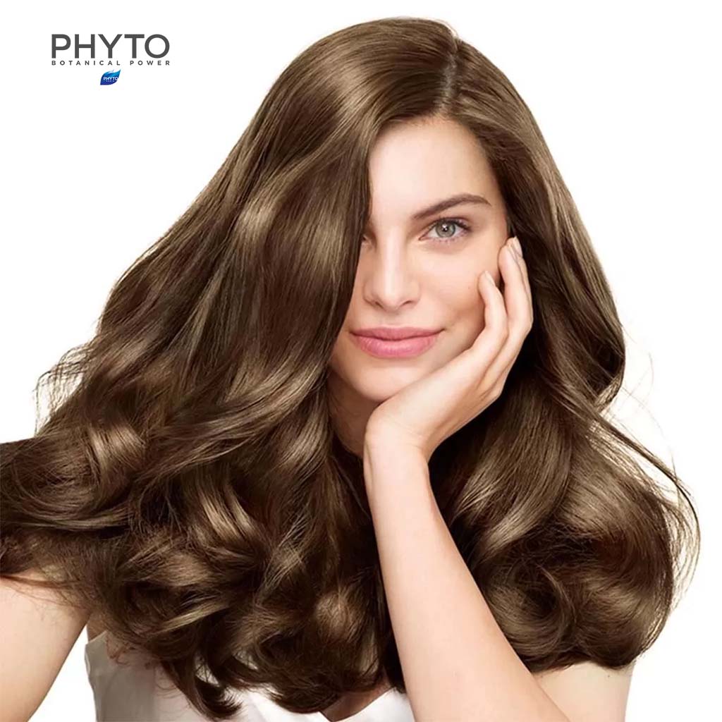 Phyto Phyto Color Permanent Hair Color Treatment Kit With Milk Developer & Colouring Cream, Shade 8 Light Blonde - Easy Pharmacy LLC