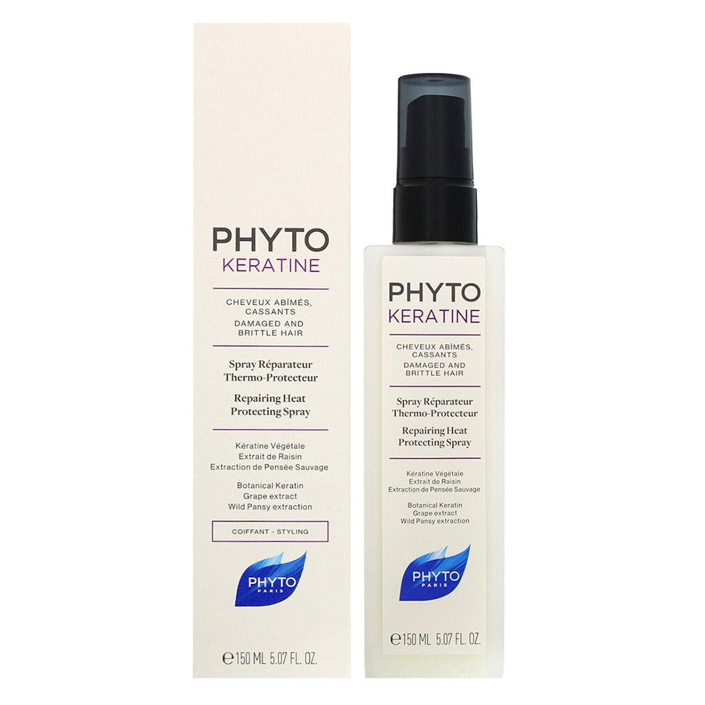 Phyto Phytokeratine Repairing Heat Protecting Leave-In Hair Spray For Damaged And Brittle Hair 150ml - Easy Pharmacy LLC