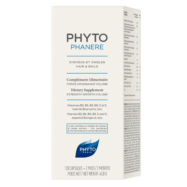 Phyto Phytophanere Hair & Nail Supplement Capsules, Pack of 120's - Easy Pharmacy LLC