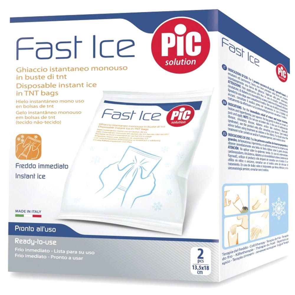 Pic Fast Ice Disposable Instant Ice Pack 2's - Easy Pharmacy LLC