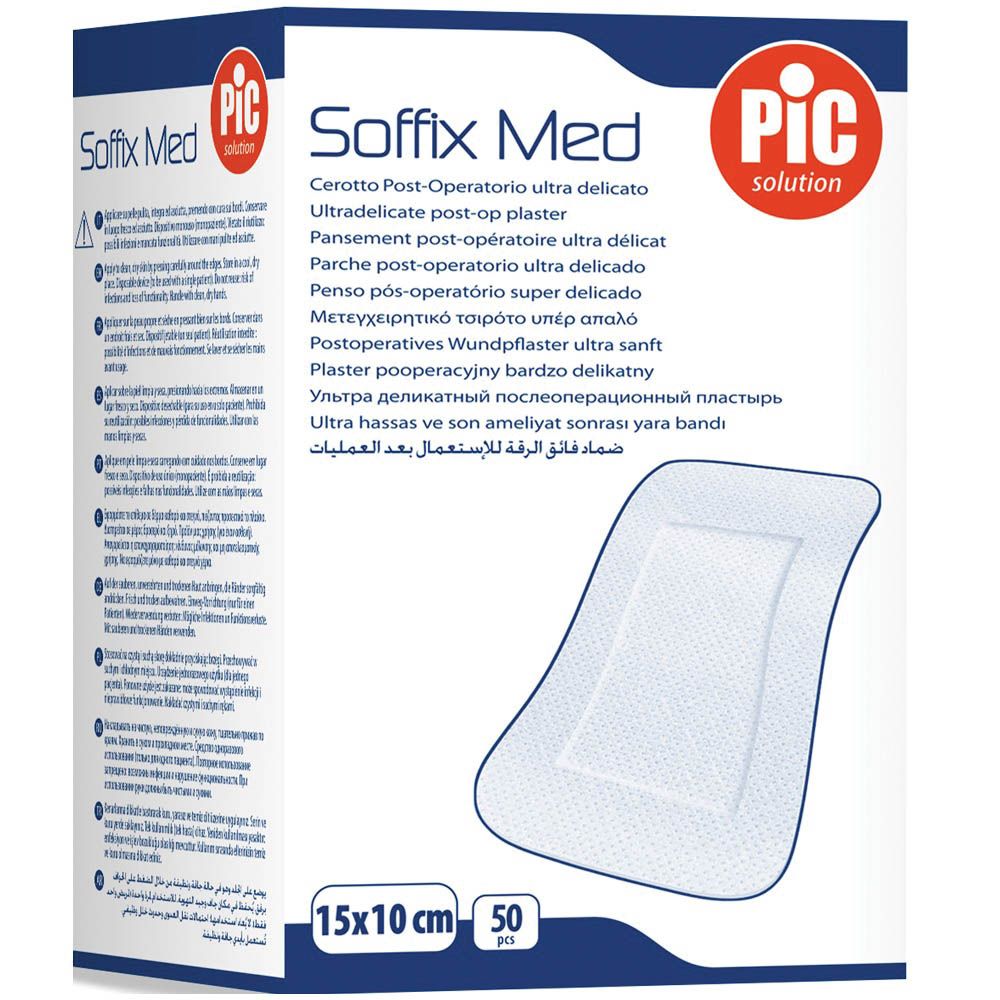 Pic Soffix Med Plaster 15cm X 10cm 50's - Easy Pharmacy LLC