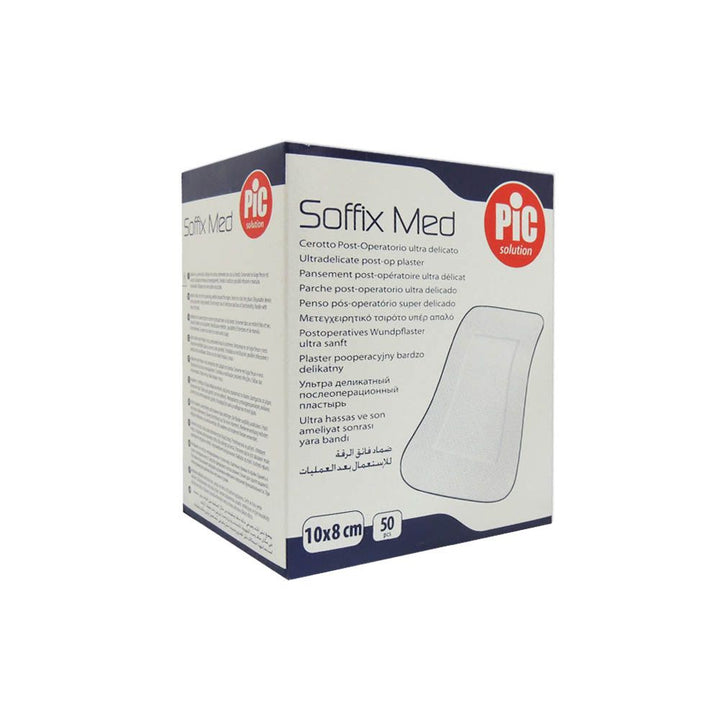 Pic Soffix Med Ultradelicate Post-op Plaster 10 cm x 8 cm 50's - Easy Pharmacy LLC