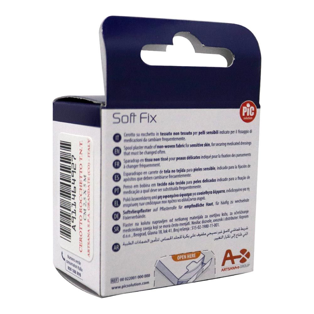 Pic Soft Fix 2.5 cm x 5 m - Easy Pharmacy LLC