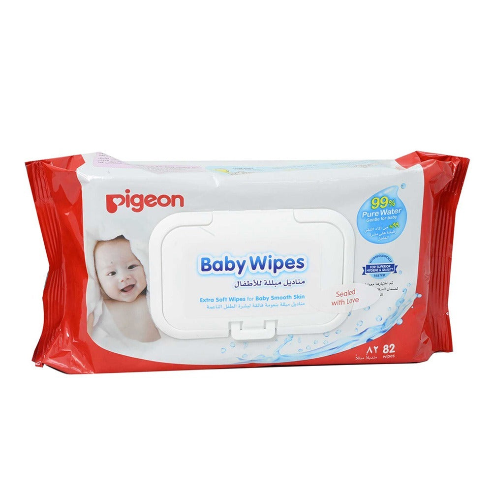 Pigeon Baby Wipes Pack 82's 10592 - Easy Pharmacy LLC
