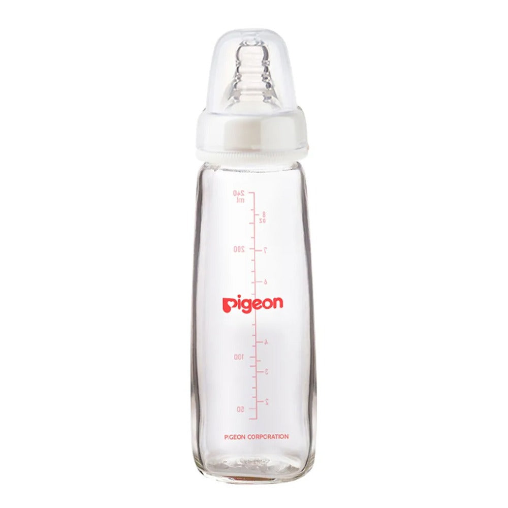 Pigeon Glass Feeding Bottle K-8 240 mL 00280 - Easy Pharmacy LLC