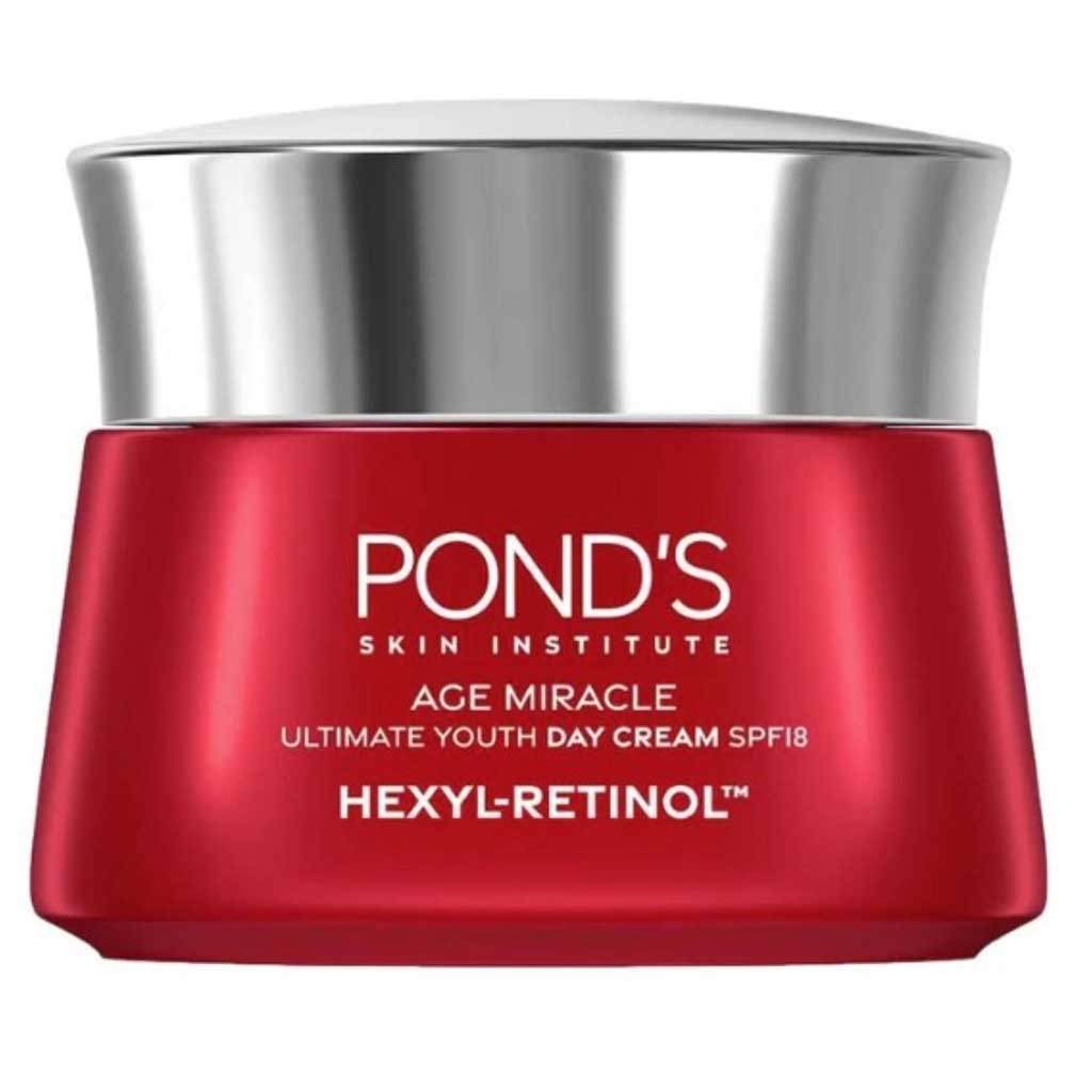 Pond's Age Miracle Ultimate Youth Day Cream SPF18 & PA++ With Hexyl Retinol 50g - Easy Pharmacy LLC