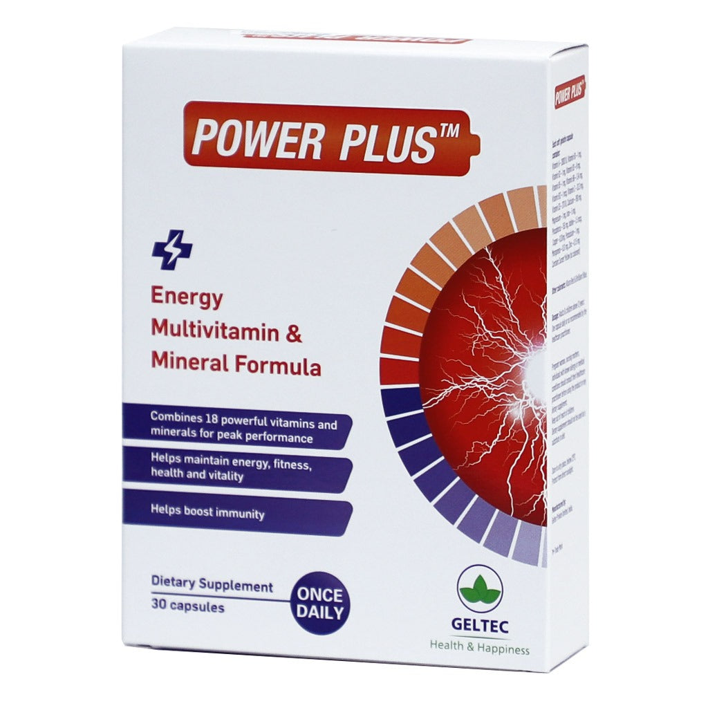 Prescriptives Power Plus Energy Multivitamins & Minerals Capsules, Pack of 30's - Easy Pharmacy LLC