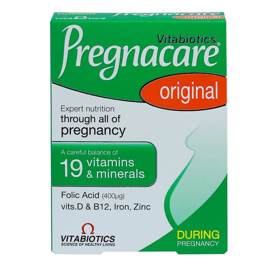 Vitabiotics Pregnacare Original Pregnancy Supplement Tablets With Folic Acid & Iron, Pack of 30's - Easy Pharmacy LLC