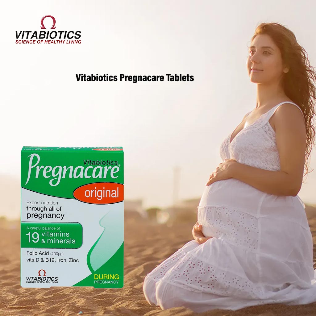 Vitabiotics Pregnacare Original Pregnancy Supplement Tablets With Folic Acid & Iron, Pack of 30's - Easy Pharmacy LLC