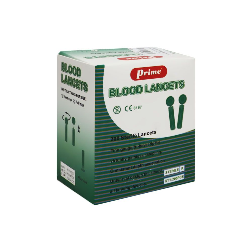 Prime Blood Sugar Lancets 200's - Easy Pharmacy LLC