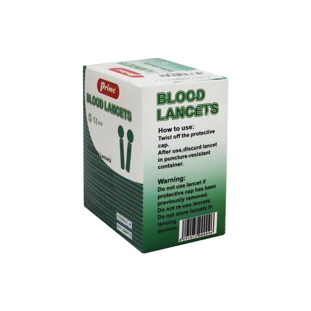 Prime Blood Sugar Lancets 200's - Easy Pharmacy LLC