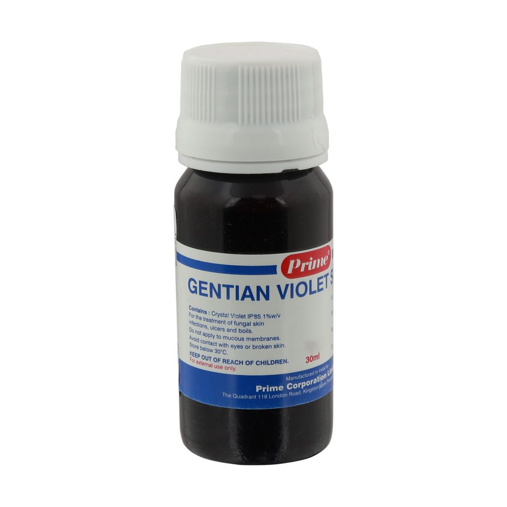 Prime Gentian Violet First Aid Antispetic Solution 30ml - Easy Pharmacy LLC