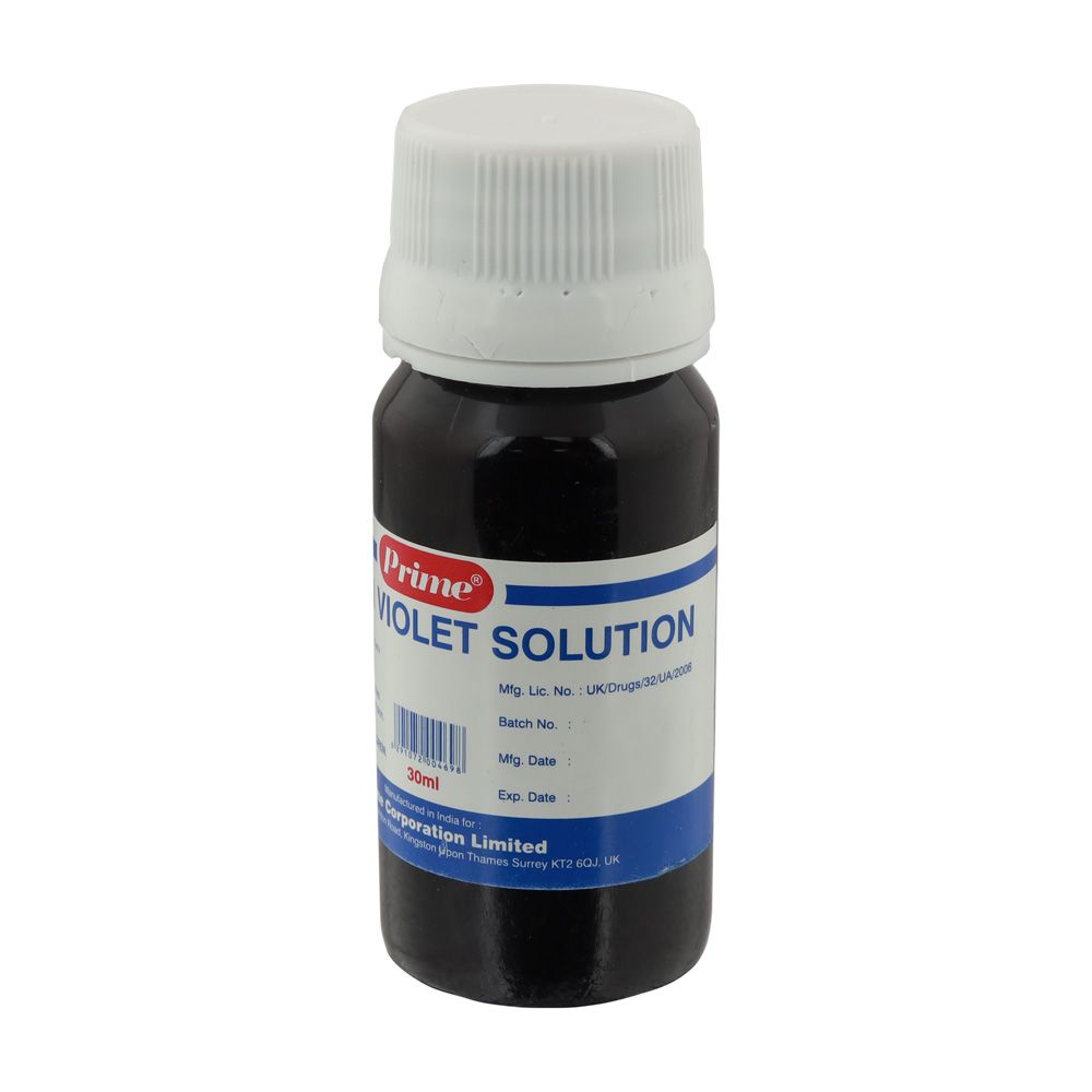 Prime Gentian Violet First Aid Antispetic Solution 30ml - Easy Pharmacy LLC