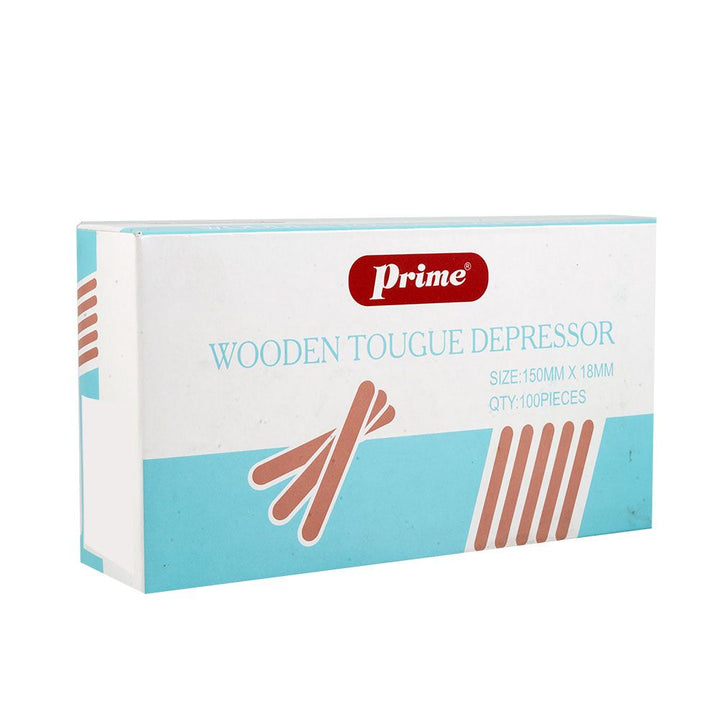 Prime Wooden Tongue Depressor 150 mm x 18 mm 100's - Easy Pharmacy LLC