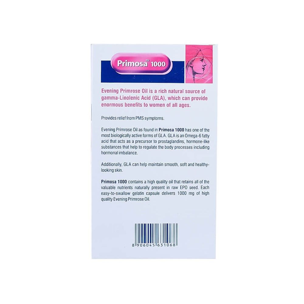Prescriptives Primosa 1000 mg Capsules 30's - Easy Pharmacy LLC