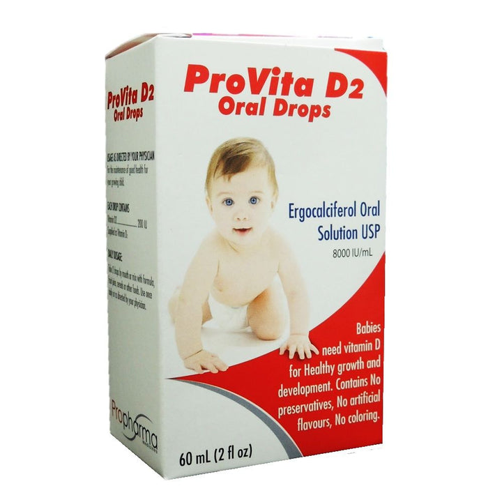 ProVita D2 Oral Drops 2 fl oz, 60 mL - Easy Pharmacy LLC