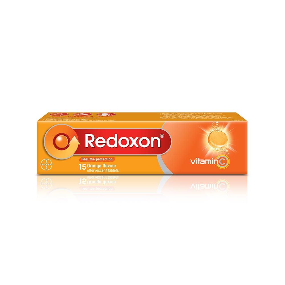 Redoxon Vitamin C Effervescent tablets Orange flavour 15's - Easy Pharmacy LLC