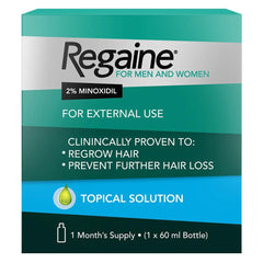 Regaine 2% Topical Hair Regrowth Solution for Men & Women – 60 ml