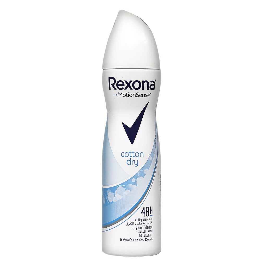 Rexona Cotton Dry Antiperspirant Spray 150 mL - Easy Pharmacy LLC