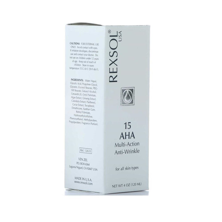 Rexsol 15AHA Multi Action Anti-Wrinkle Cream 120 mL - Easy Pharmacy LLC