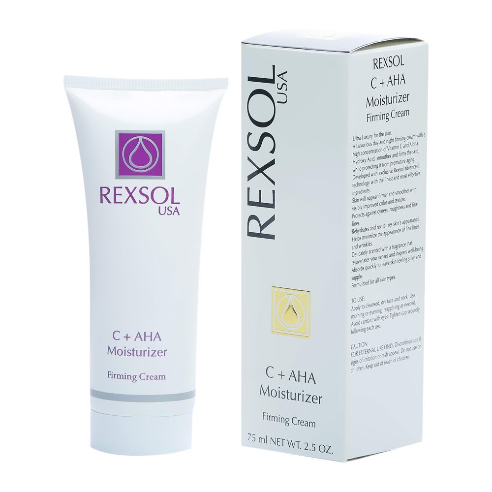 Rexsol C+AHA Moisturizer Firming Cream 75 mL - Easy Pharmacy LLC