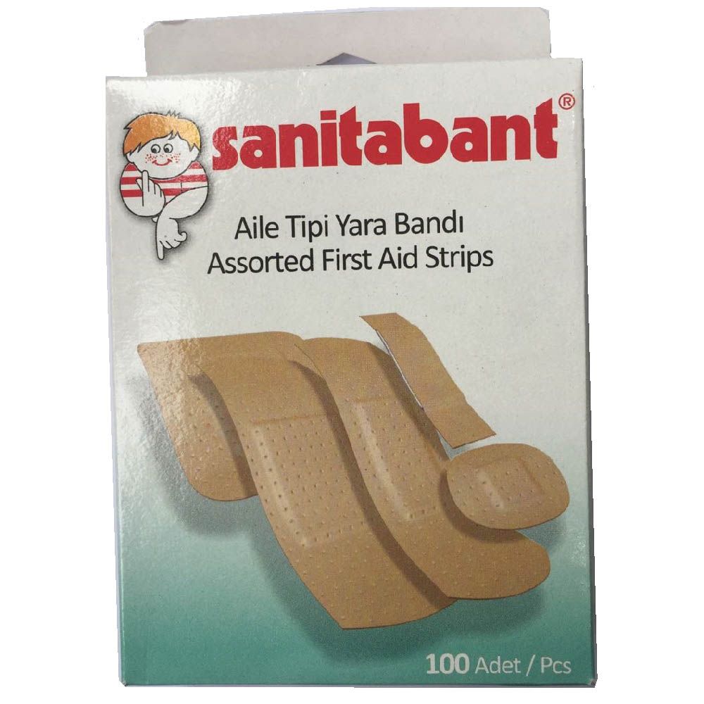 Sanitabant Assorted First Aid Strips 100's - Easy Pharmacy LLC