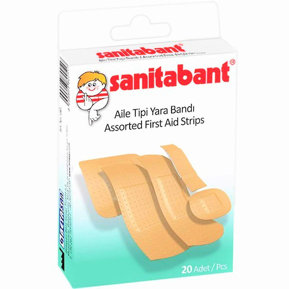 Sanitabant Assorted First Aid Strips 20's - Easy Pharmacy LLC