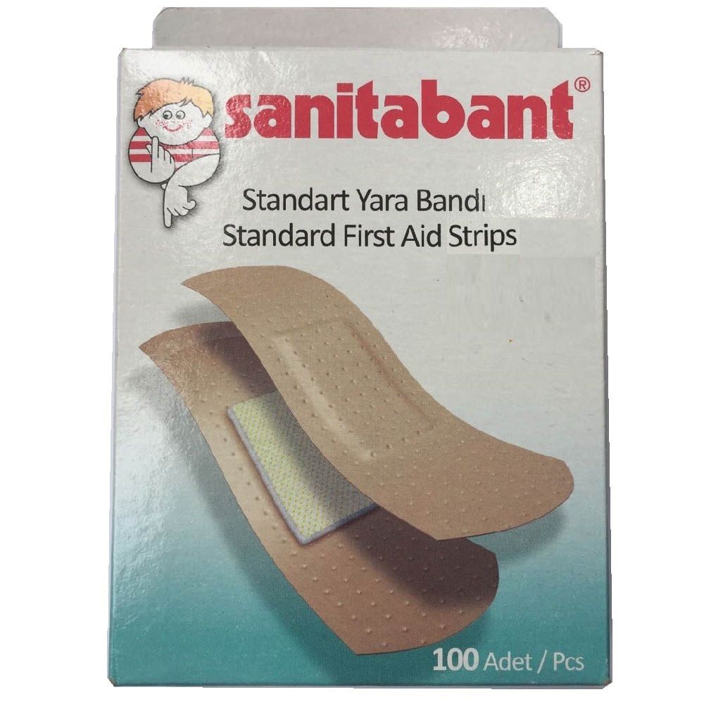 Sanitabant Standard First Aid Strips 100's - Easy Pharmacy LLC