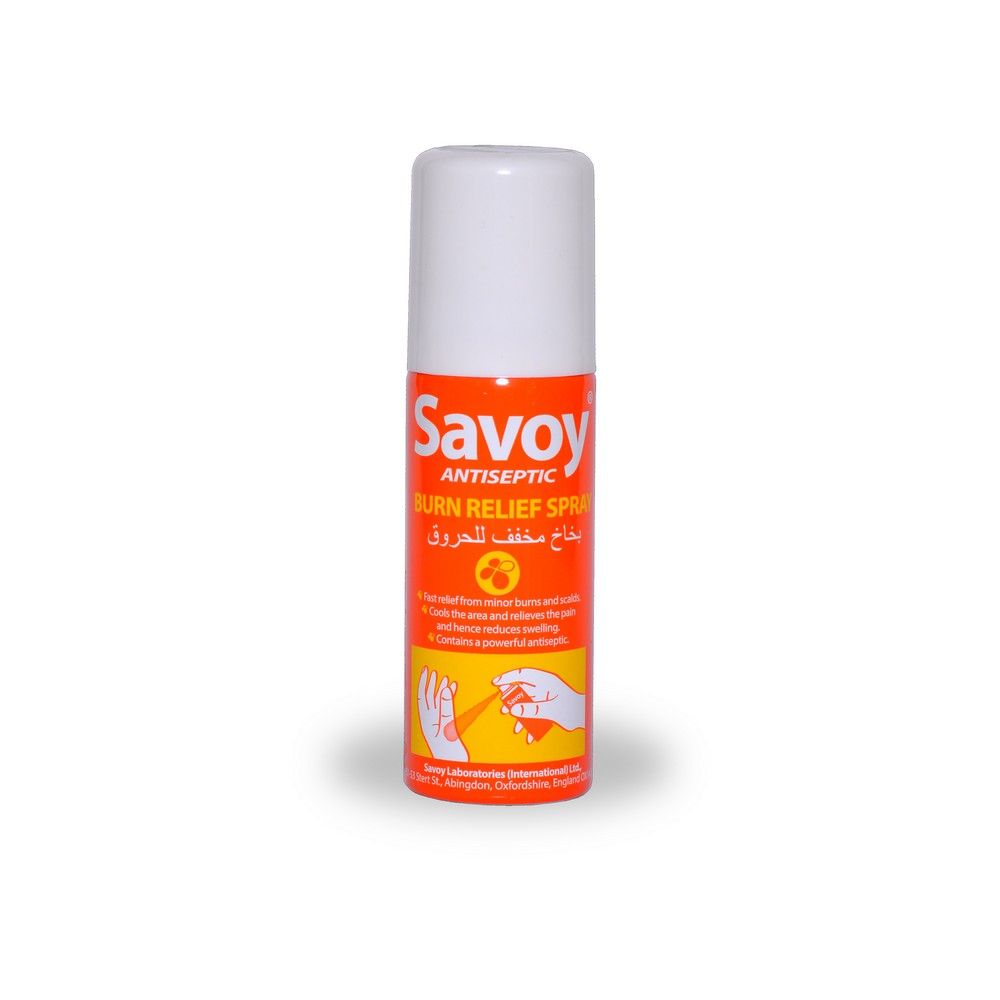 Savoy Antiseptic Burn Relief Spray 50 mL - Easy Pharmacy LLC