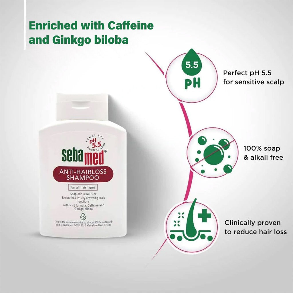 Sebamed Anti -Hairloss Shampoo 200 mL - Easy Pharmacy LLC