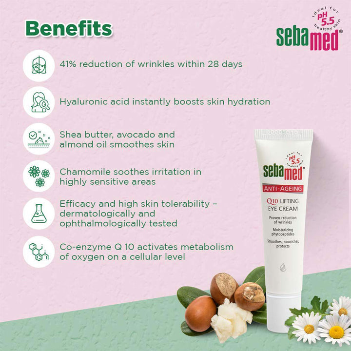 Sebamed Anti-Ageing Q10 Lifting Eye Cream 15 mL - Easy Pharmacy LLC