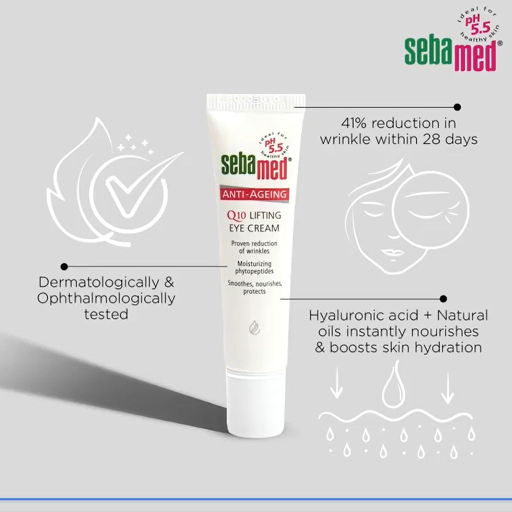 Sebamed Anti-Ageing Q10 Lifting Eye Cream 15 mL - Easy Pharmacy LLC
