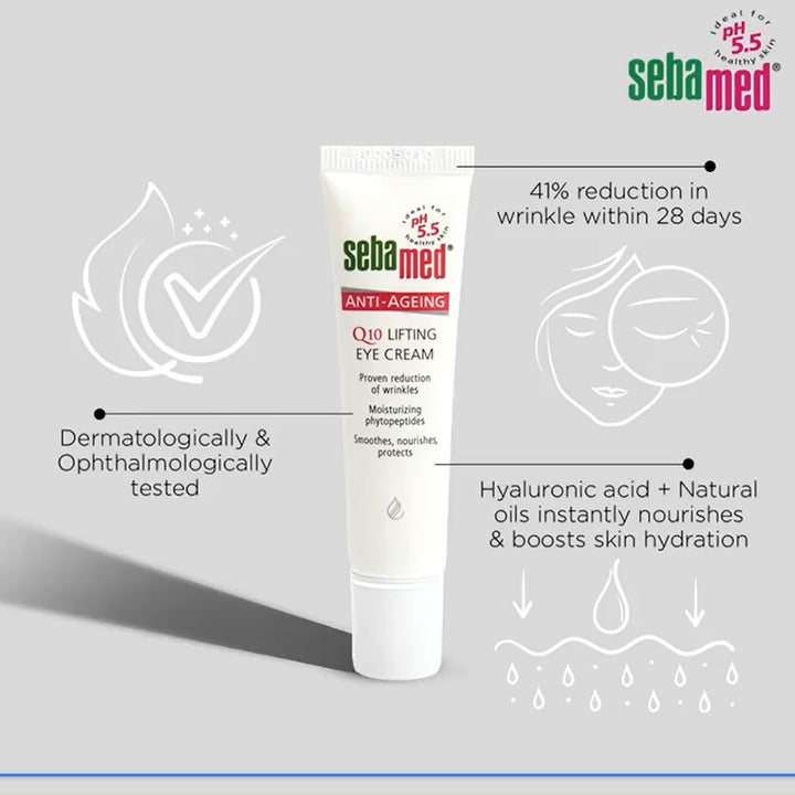 Sebamed Anti-Ageing Q10 Lifting Eye Cream 15 mL - Easy Pharmacy LLC