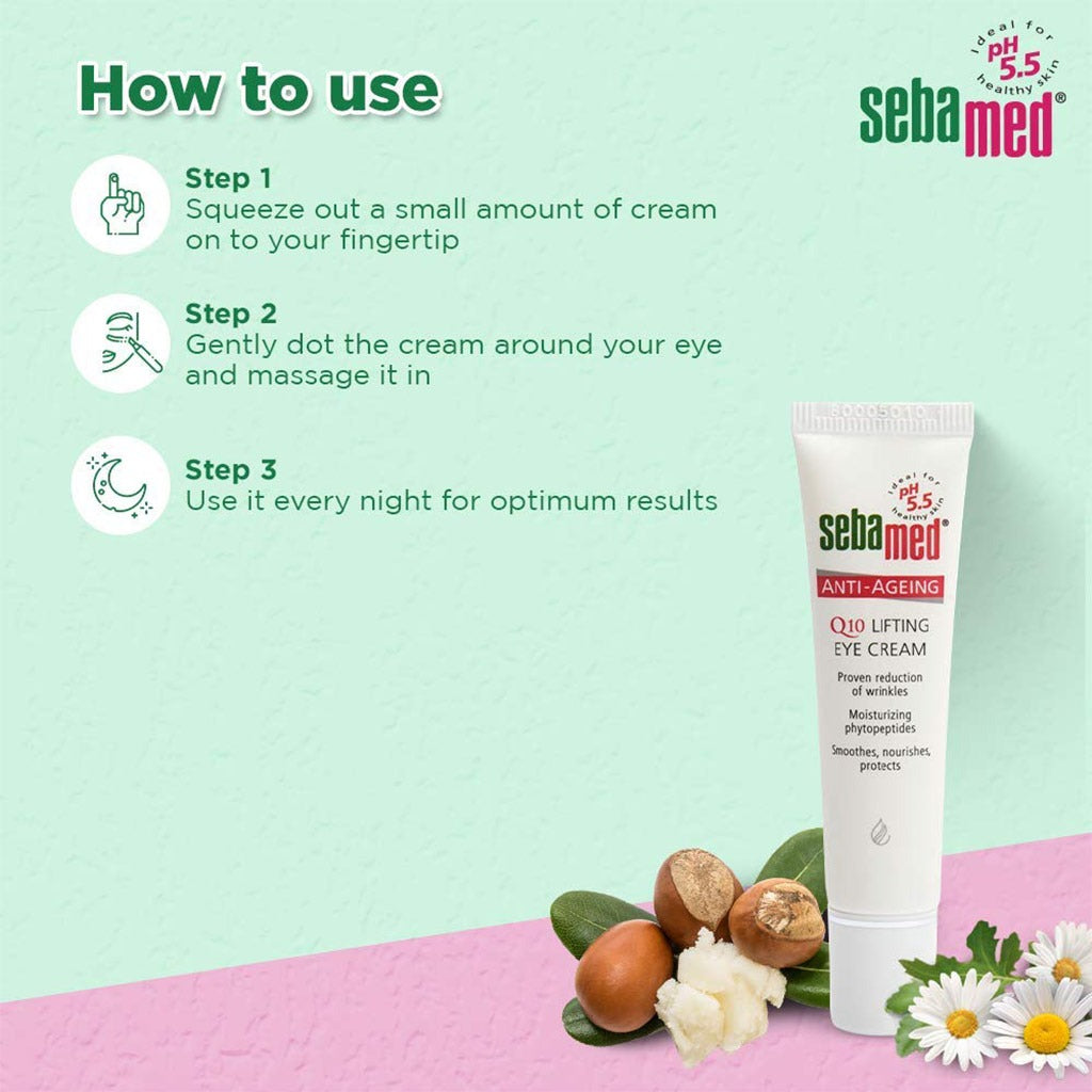 Sebamed Anti-Ageing Q10 Lifting Eye Cream 15 mL - Easy Pharmacy LLC