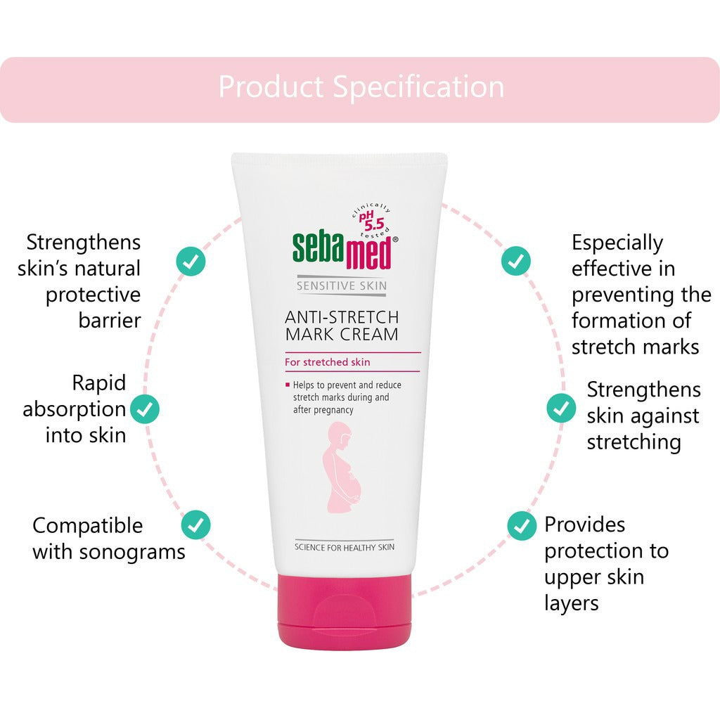 Sebamed Anti Stretch Mark Cream 200 mL - Easy Pharmacy LLC