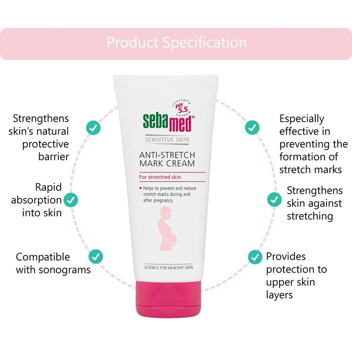 Sebamed Anti Stretch Mark Cream 200 mL - Easy Pharmacy LLC