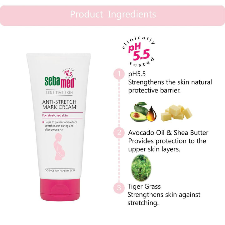 Sebamed Anti Stretch Mark Cream 200 mL - Easy Pharmacy LLC