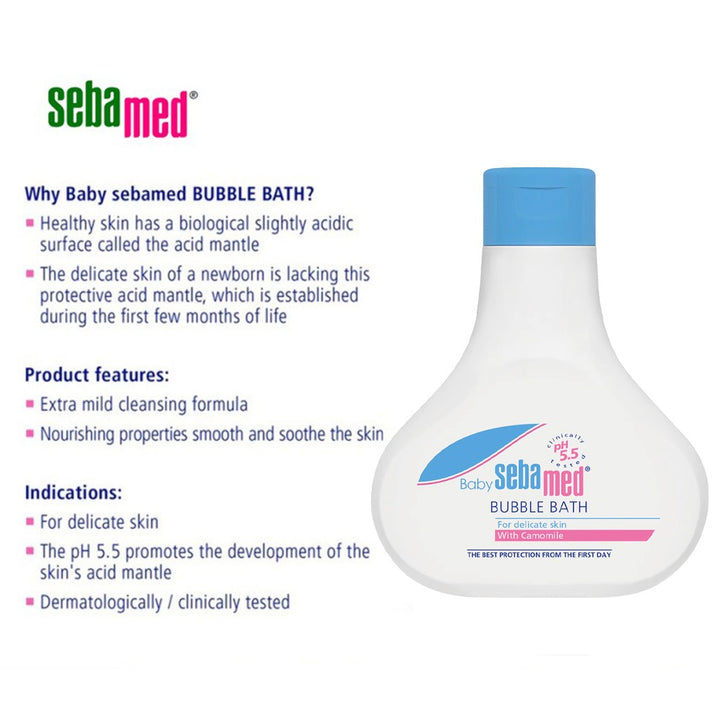 Sebamed Baby Bubble Bath 500 mL - Easy Pharmacy LLC