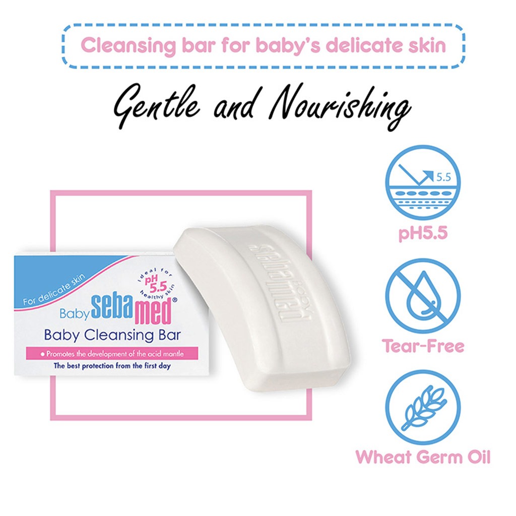 Sebamed Baby Cleansing Bar 150 g - Easy Pharmacy LLC